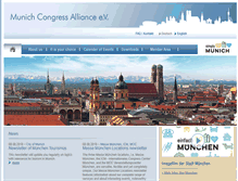 Tablet Screenshot of munich-congress-alliance.de